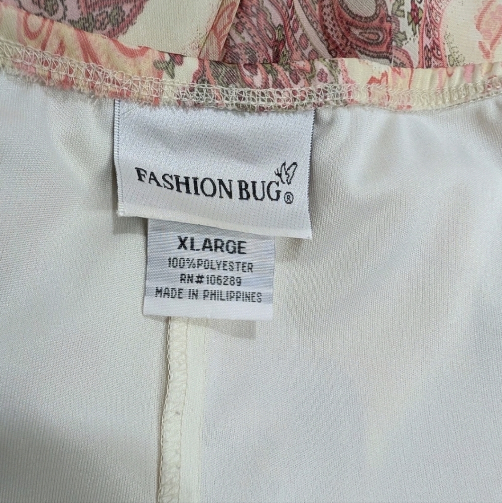 Fashion Bug Paisley Whimsical Midi Skirt XL Feminine Fairy #sk1 - Picture 8 of 8
